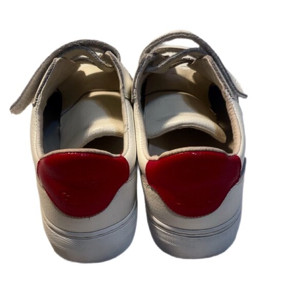 Ami Paris x GAP x GQ collab white red Velcro trendy stylish sneakers 11 - Picture 5 of 7